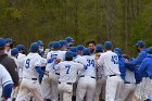 Baseball vs CGA  Wheaton College Baseball vs Coast Guard Academy during game two of the NEWMAC semi-finals playoffs. - (Photo by Keith Nordstrom) : Wheaton, baseball, NEWMAC